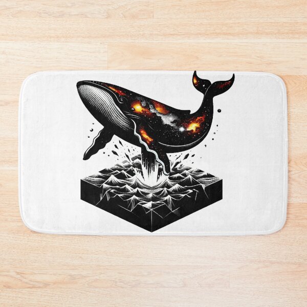 Item preview, Space Whale: Galactic Ocean Journey. designed and sold by PhantomArtStore.