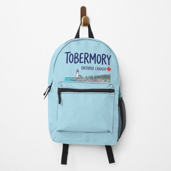 Item preview, Tobermory Ontario Canada Cute Colorful Skyline Landscape designed and sold by HowToCanadian.