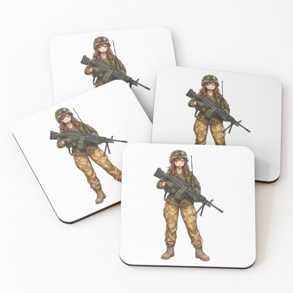 Item preview, Machine Gun Girl designed and sold by RAWLIFEGRAPHIC.