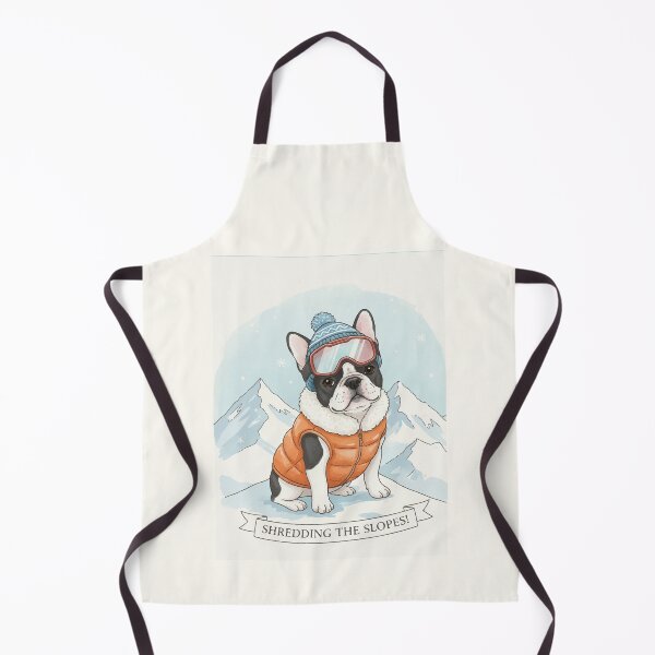 Item preview, Shredding the Slopes: Winter Sports Frenchie designed and sold by TheDesignDen21.