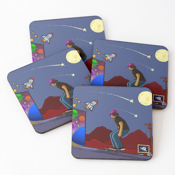 Item preview, Galactic skate park  designed and sold by rewritethenight.