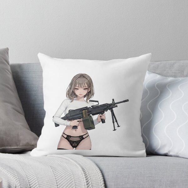 Item preview, Machine Gun Girl designed and sold by RAWLIFEGRAPHIC.