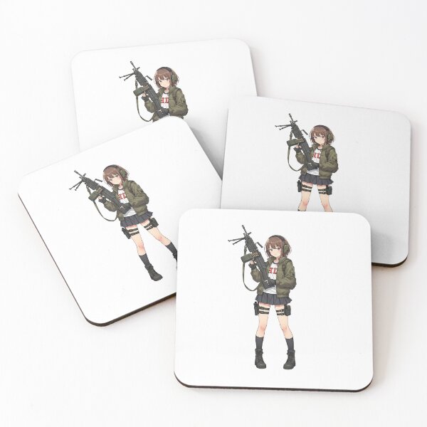 Item preview, Machine Gun Girl designed and sold by RAWLIFEGRAPHIC.