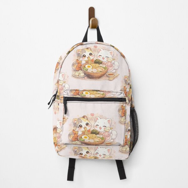 Item preview, Mochi & Lumi – Kawaii Cats Sharing Ramen designed and sold by Mochi Studio.