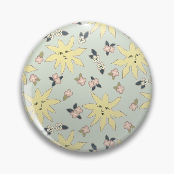 Item preview, Kids Smiling Sun Pattern Retro Mint Green designed and sold by artievarudzite.