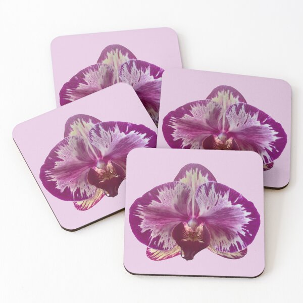 Item preview, purple orchid flower sticker  designed and sold by inainart.