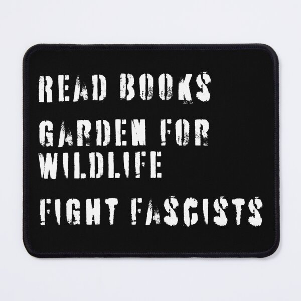 Item preview, Read Books Garden For Wildlife Fight Fascists Retro Stencil Aesthetic Social Justice designed and sold by MiteKangerin.