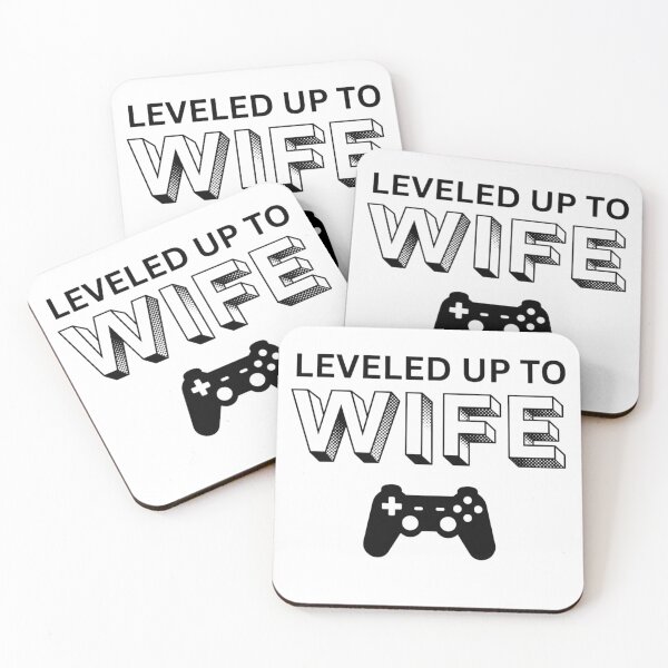 Item preview, Leveled Up to Wife Gaming Controller Design designed and sold by The_CreativeStudio.