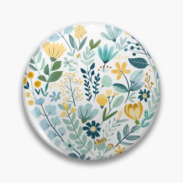Item preview, Botanical Heart Wildflowers Saint Valentine's Day - Cute Floral Love Garden Art Print designed and sold by DesignArtist.ia.