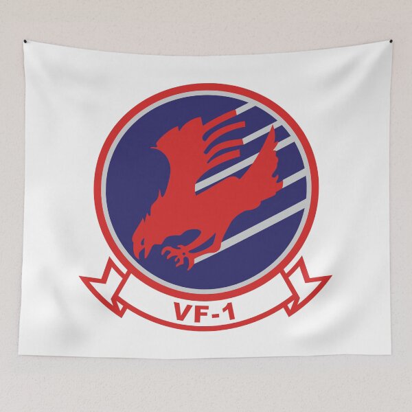 Item preview, VF-1 Wolfpack Military Squadron Emblem designed and sold by CharlieDesings.