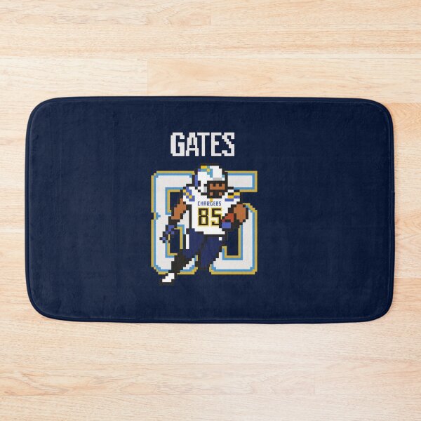 Item preview, Antonio Gates Chargers Pixel Art Tribute designed and sold by TheArtOfCar.