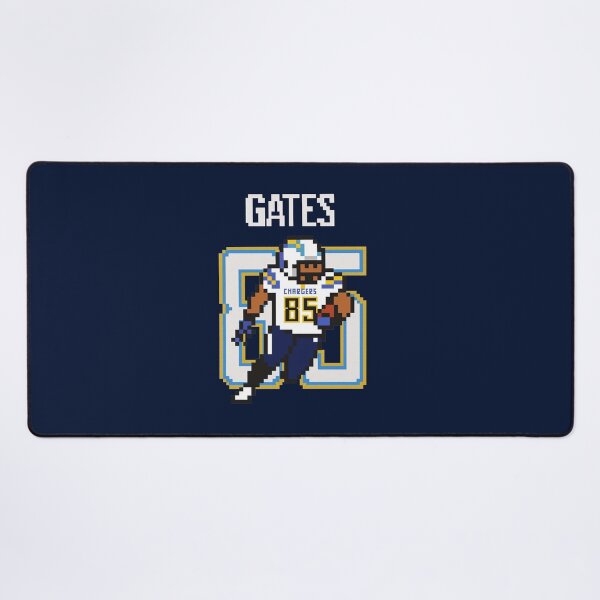Item preview, Antonio Gates Chargers Pixel Art Tribute designed and sold by TheArtOfCar.