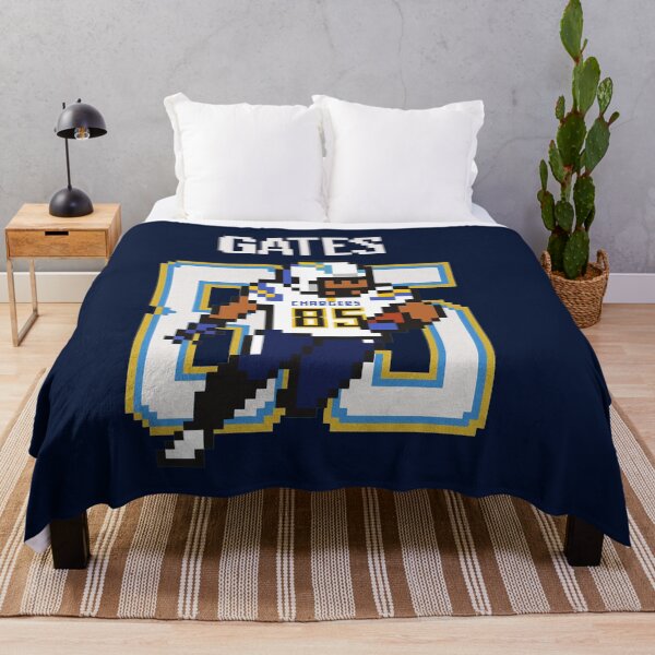 Item preview, Antonio Gates Chargers Pixel Art Tribute designed and sold by TheArtOfCar.