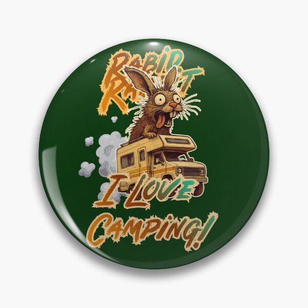 Item preview, Rabid Rabbit- I Love Camping! designed and sold by joztees.