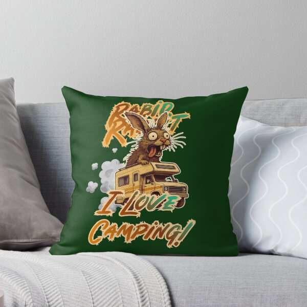 Item preview, Rabid Rabbit- I Love Camping! designed and sold by joztees.