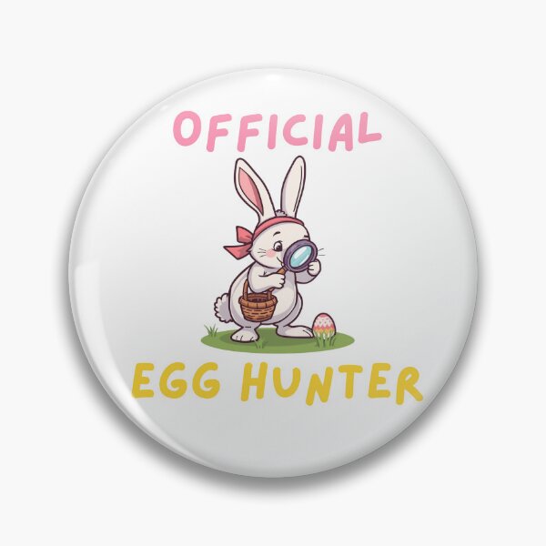 Item preview, Official Egg Hunter - Cute Bunny with Magnifying Glass designed and sold by TobiasLogic.