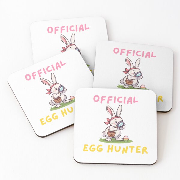 Item preview, Official Egg Hunter - Cute Bunny with Magnifying Glass designed and sold by TobiasLogic.