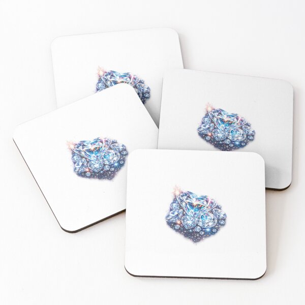 Item preview, Sparkling Diamond Cluster – Luxury Crystal Glow Design designed and sold by ssoundofsilence.