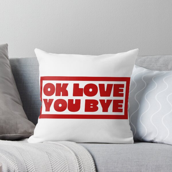 Item preview, Ok Love You Bye - Bold Red designed and sold by Aesthetic Crew.
