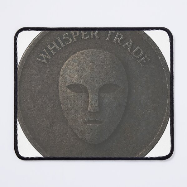 Item preview, Dark metallic coin with Whisper Trade mask emblem designed and sold by Creative88Art.