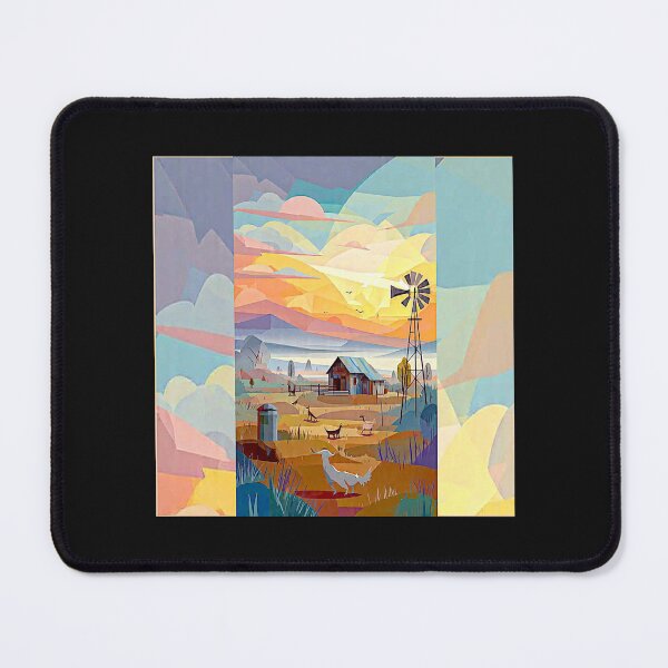 Item preview, Colorado Farm Sunrise – Vibrant Rural Landscape#2 designed and sold by Helios Be. Lavsh.