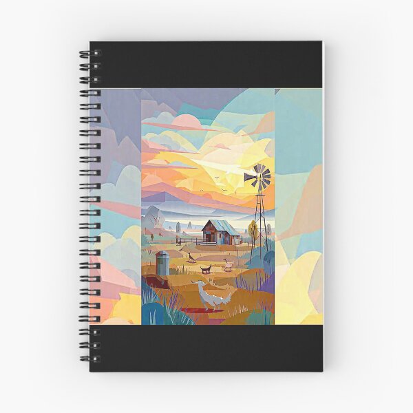 Item preview, Colorado Farm Sunrise – Vibrant Rural Landscape#2 designed and sold by Helios Be. Lavsh.