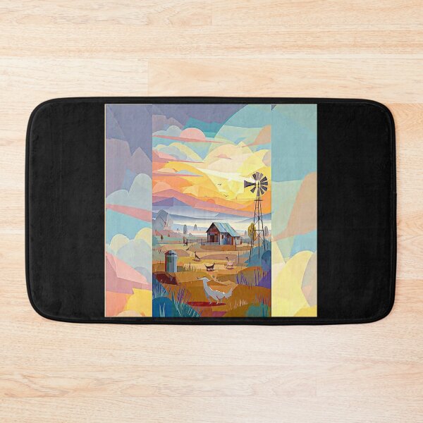 Item preview, Colorado Farm Sunrise – Vibrant Rural Landscape#2 designed and sold by Helios Be. Lavsh.