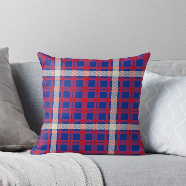Item preview, Buffalo Bills plaid tartan  designed and sold by Broken Antler Designs .