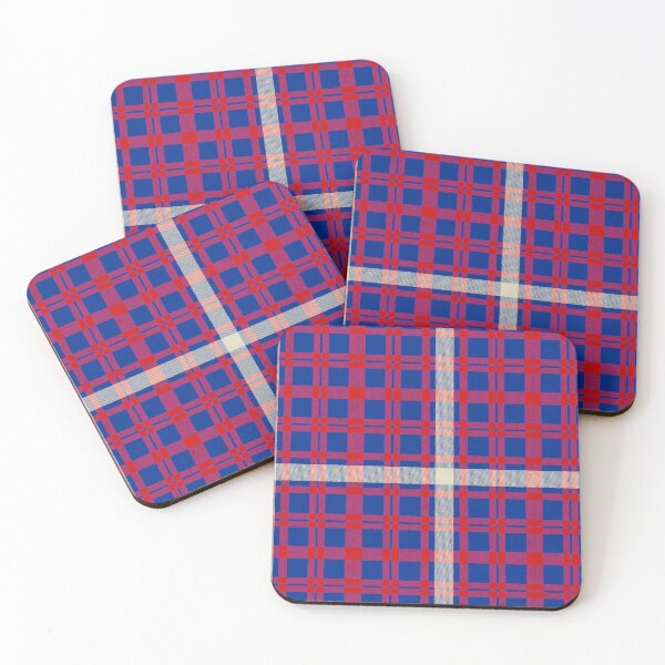 Item preview, Buffalo Bills plaid tartan  designed and sold by Broken Antler Designs .