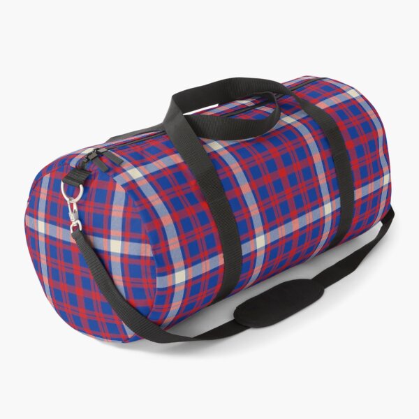 Item preview, Buffalo Bills plaid tartan  designed and sold by Broken Antler Designs .