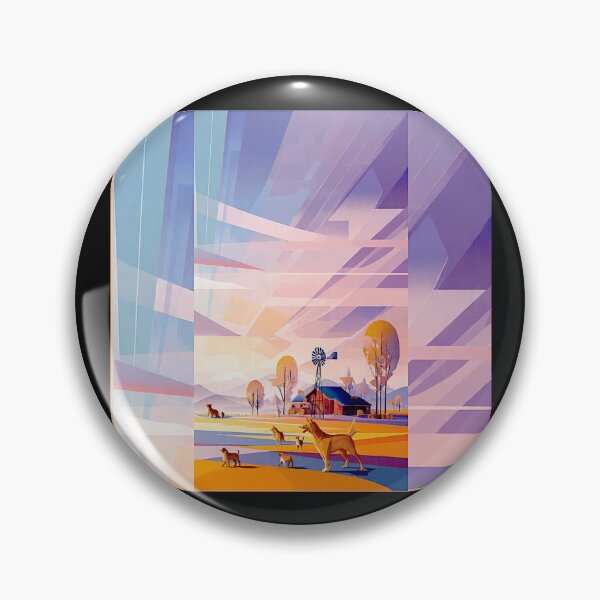 Item preview, Colorado Farm Sunrise – Vibrant Rural Landscape#3 designed and sold by Helios Be. Lavsh.
