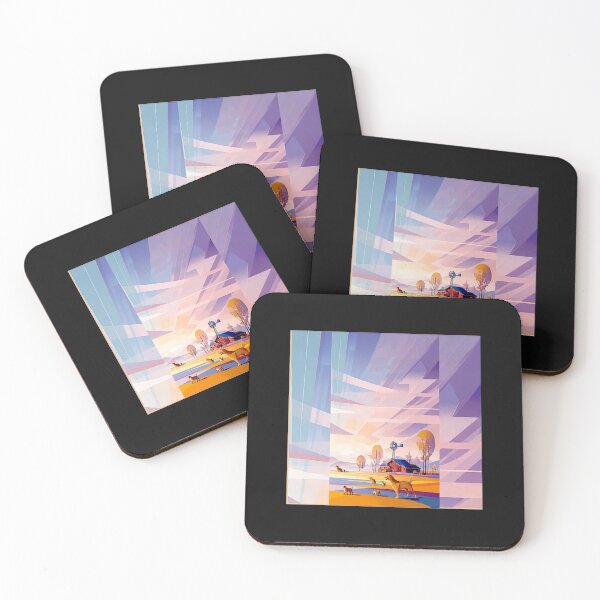 Item preview, Colorado Farm Sunrise – Vibrant Rural Landscape#3 designed and sold by Helios Be. Lavsh.