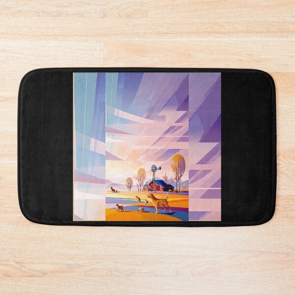 Item preview, Colorado Farm Sunrise – Vibrant Rural Landscape#3 designed and sold by Helios Be. Lavsh.