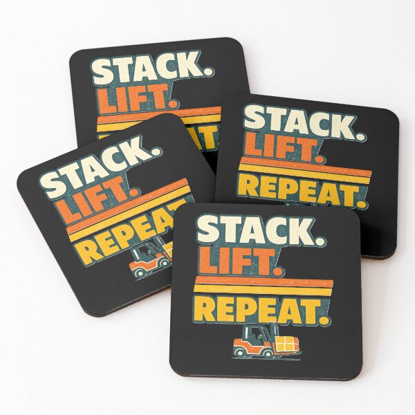 Item preview, Stack Lift Repeat Forklift Operator designed and sold by RetroNibylander.