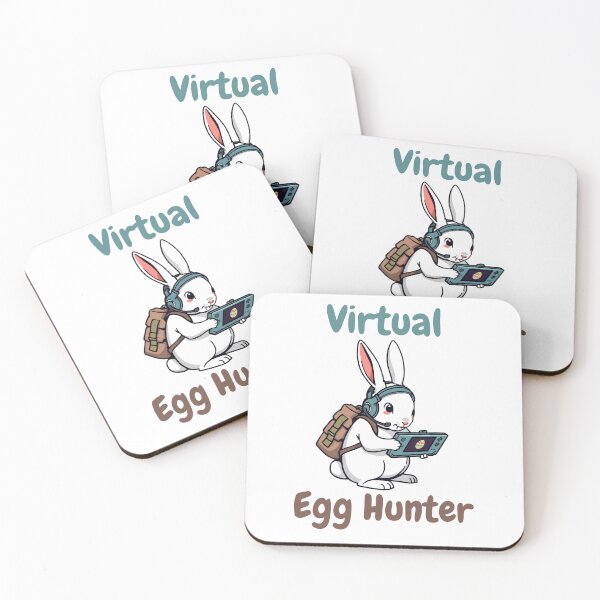 Item preview, Virtual Egg Hunter - Gamer Bunny Handheld Console designed and sold by TobiasLogic.