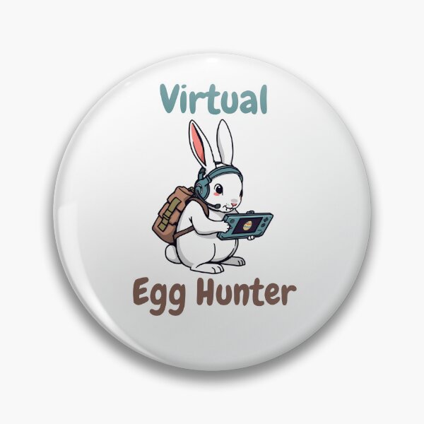 Artikelvorschau, Virtueller Eiersucher – Gamer Bunny Handheld-Konsole entworfen und verkauft von TobiasLogic.