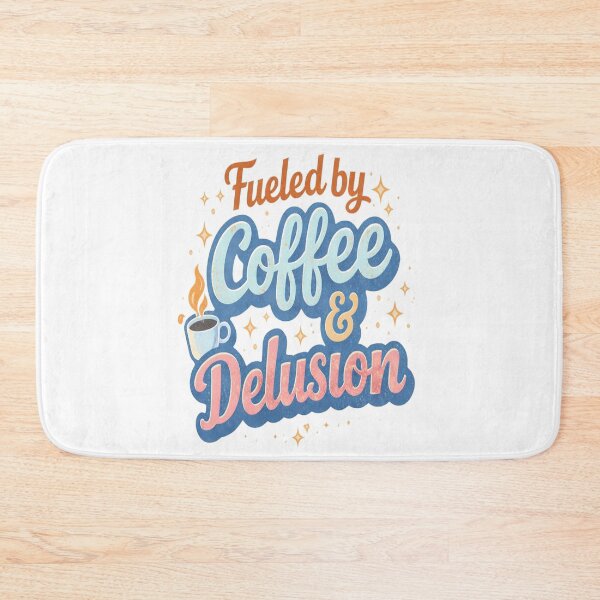 Item preview, Fueled By Coffee And Delusion designed and sold by Cotton Theory.