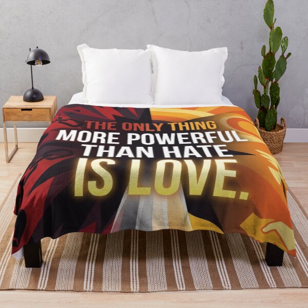Item preview, Geometric Love Overcomes Hate Sunlight Abstract Poster designed and sold by DGtaLrtcom.