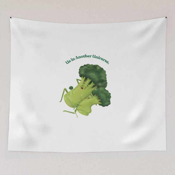 Item preview, Us in Another Universe – Cute Broccoli lovely Couple  designed and sold by ATLAS TEES.