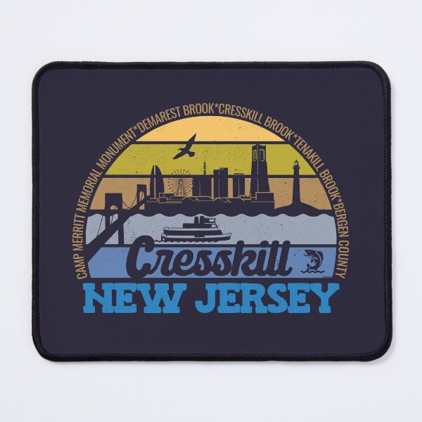 Item preview, Cresskill New Jersey Sunset Retro Vintage Local Pride Logo designed and sold by CRHPOD20.
