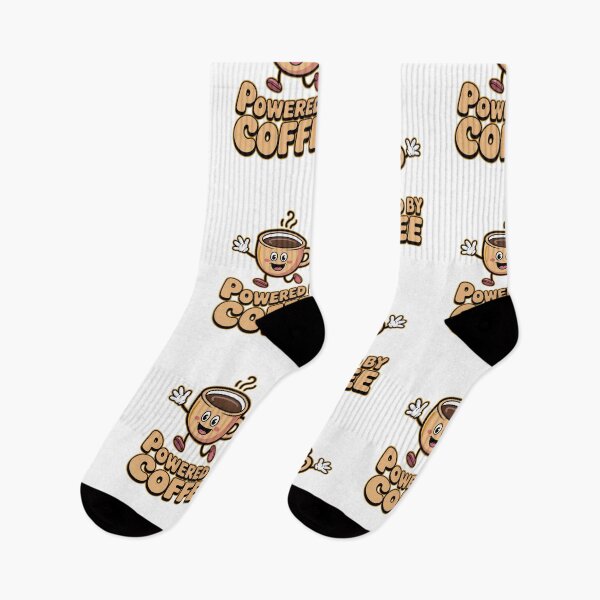 Item preview, Powered by Coffee  Funny Caffeine Lover Quote  designed and sold by Nzgiftsandmore.