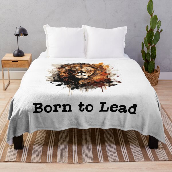 Item preview, Born To Lead Lion – King Energy Motivational Design designed and sold by AM.87.