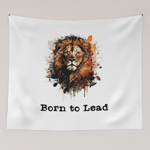 Item preview, Born To Lead Lion – King Energy Motivational Design designed and sold by AM.87.