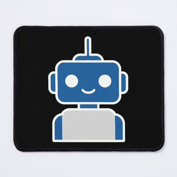 Item preview, Friendly Blue Robot Illustration designed and sold by BounoWorld.