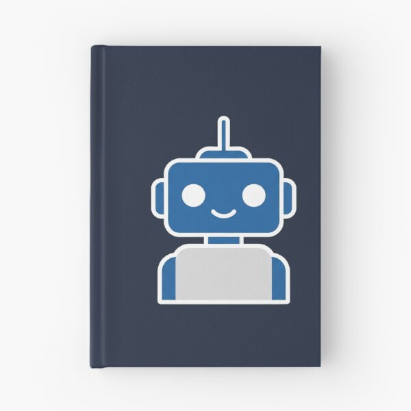 Item preview, Friendly Blue Robot Illustration designed and sold by BounoWorld.