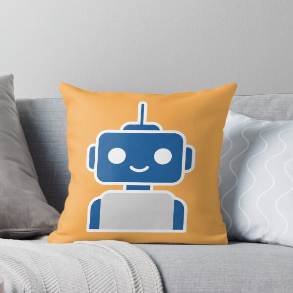 Item preview, Friendly Blue Robot Illustration designed and sold by BounoWorld.