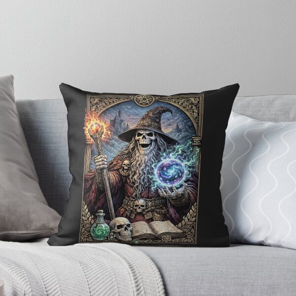 Item preview, The Eternal Sorcery of the Skeleton Lich designed and sold by 4 Fingers Ink.