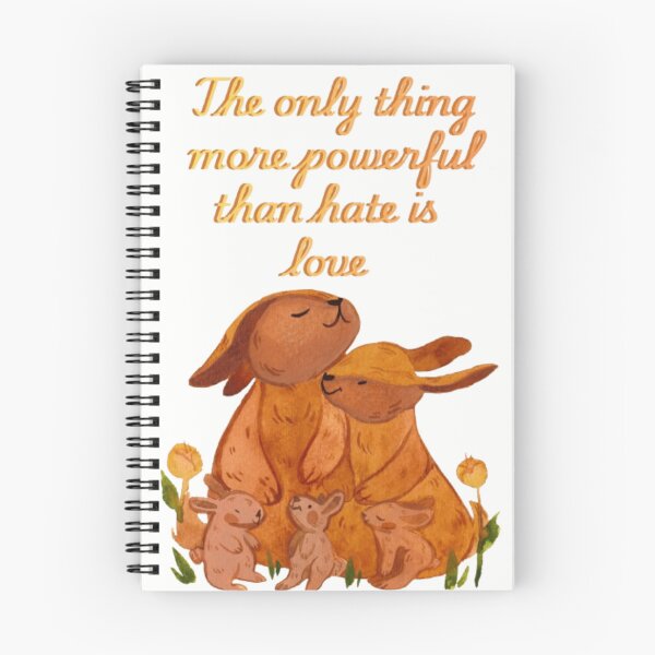 Item preview, The only thing more powerful than hate is love trending typography designed and sold by Ngraved06.