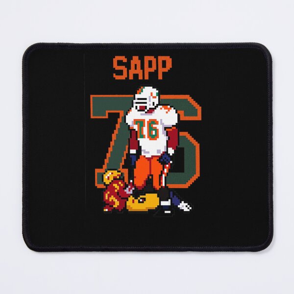 Item preview, Warren Sapp Miami Hurricanes 8-Bit Pixel Art designed and sold by TheArtOfCar.