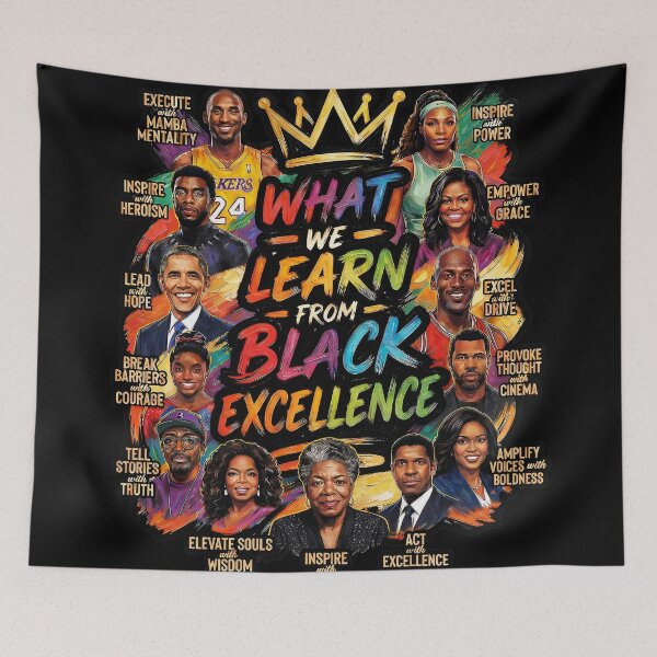 Item preview, Black Excellence : What we Learn Black History designed and sold by ObukiLantara.